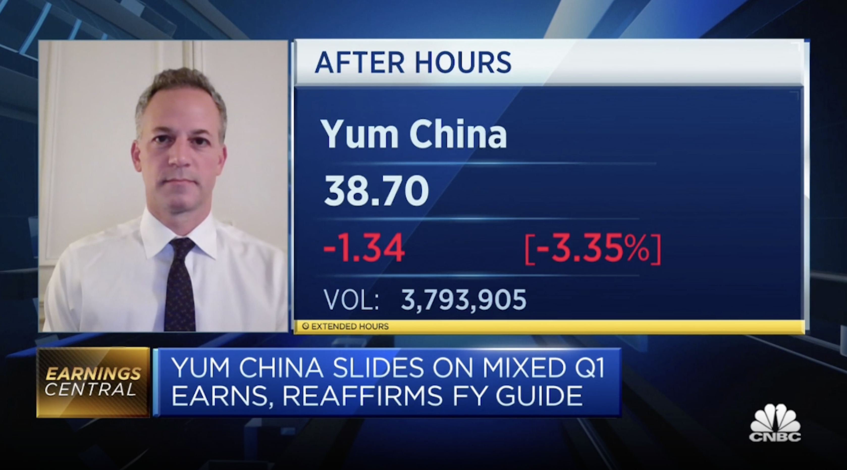 Is Yum China not yummy anymore?